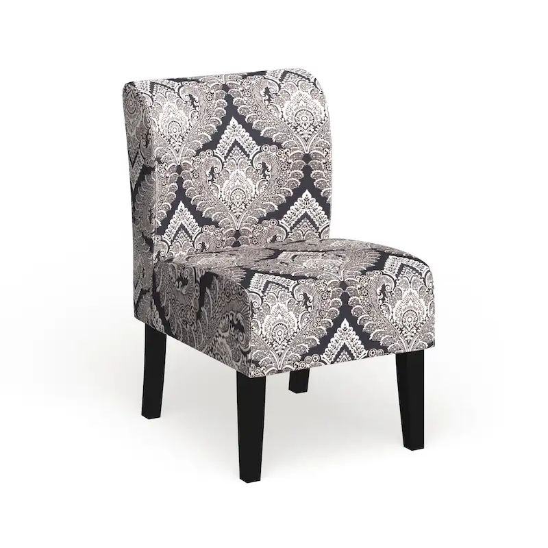 The Curated Nomad Pavilion Upholstered Armless Accent Slipper Chair