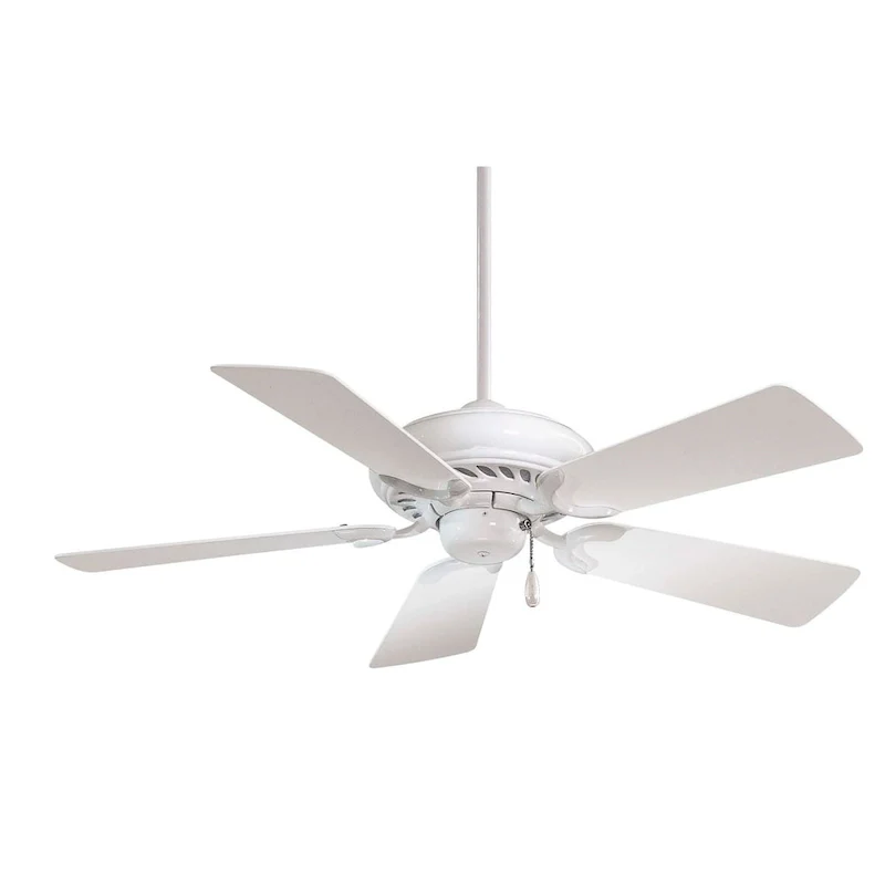 Minka Aire Supra White 5 Blade 44 Inch Ceiling Fan