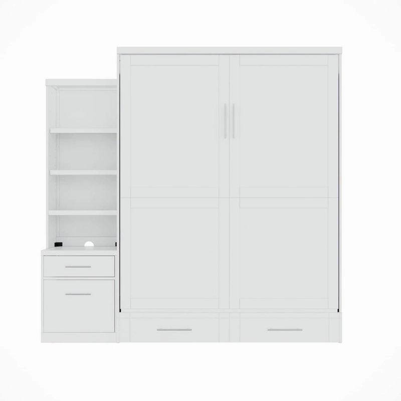 Brentwood Queen Murphy Bed with One Pier