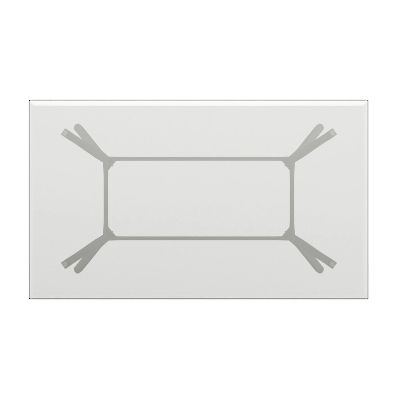 Nadine Mid-Century Dark Walnut Finish Rectangular Dining Table by iNSPIRE Q Modern