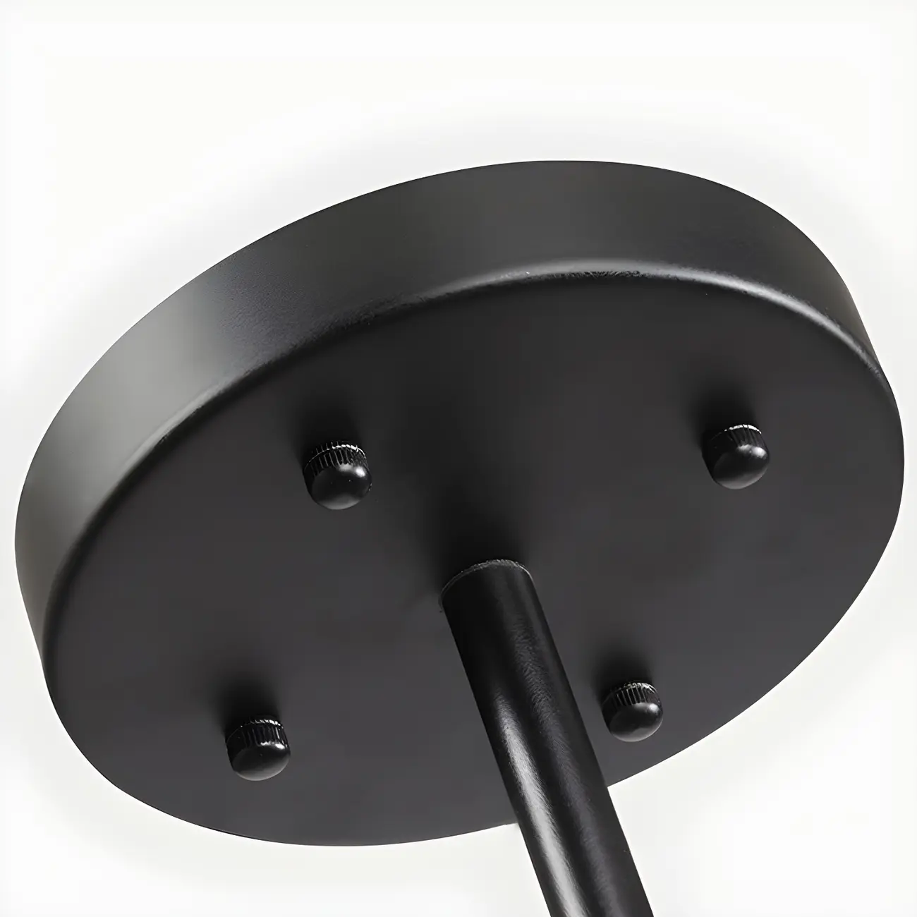 Industrial Sputnik Chandelier with Clear Blue Glass Globes