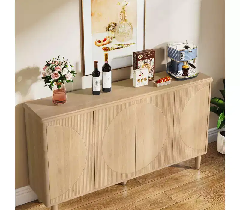 59.4-Inch Buffet Cabinet Sideboard