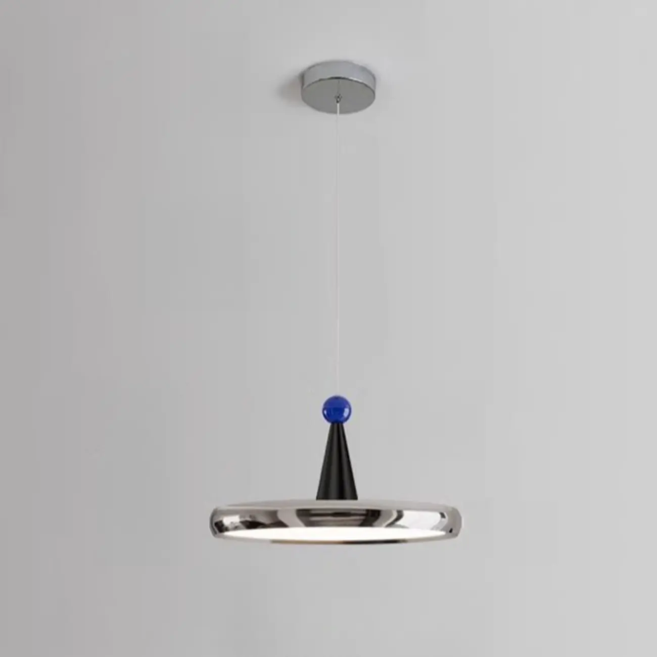 Modern Geometric Cream Acrylic Pendant Light with Multi Dimming