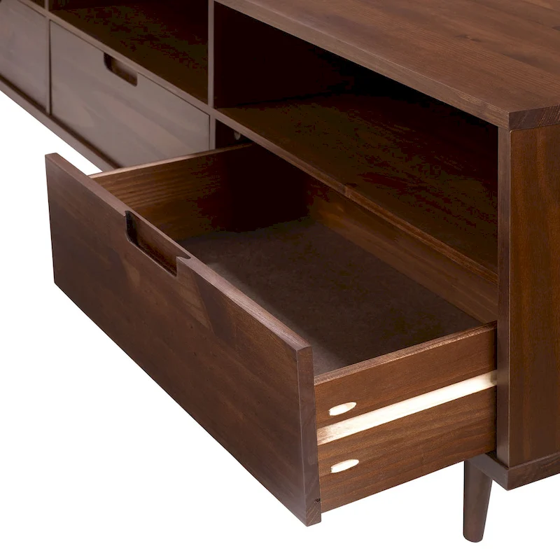 Middlebrook Alby 70-inch Mid-Century Solid Wood TV Stand