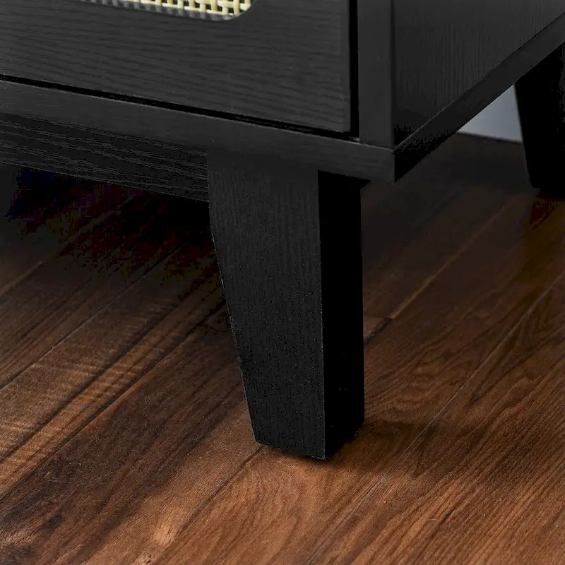 wooden antique six-drawer dresser