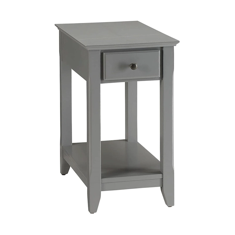 Wooden Side Table with 1 Drawer