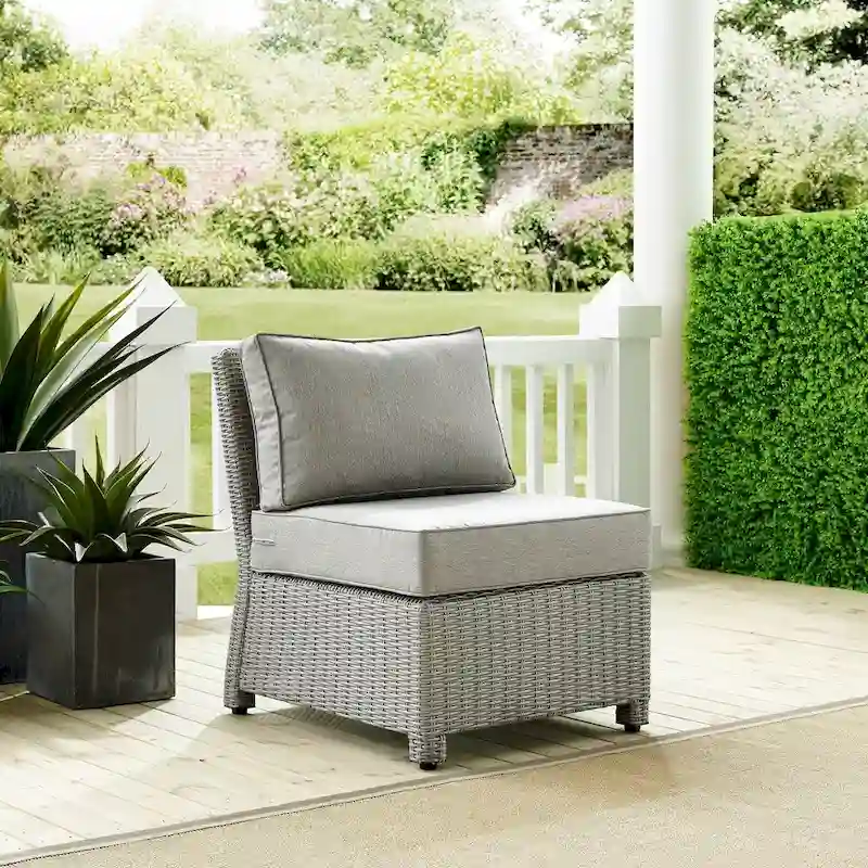 Bradenton Outdoor Wicker Sectional Center Chair