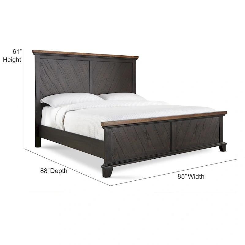 Steve Silver Overlook Rustic 4-piece Bedroom Set
