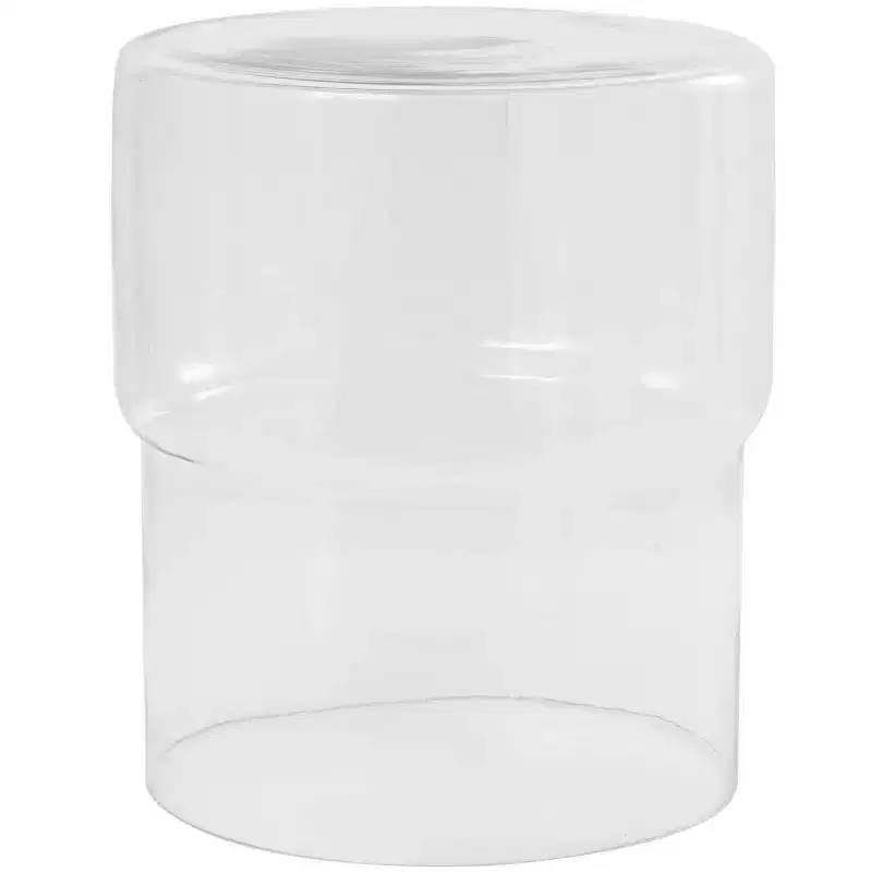 Olivia & May Glass Modern Accent Table