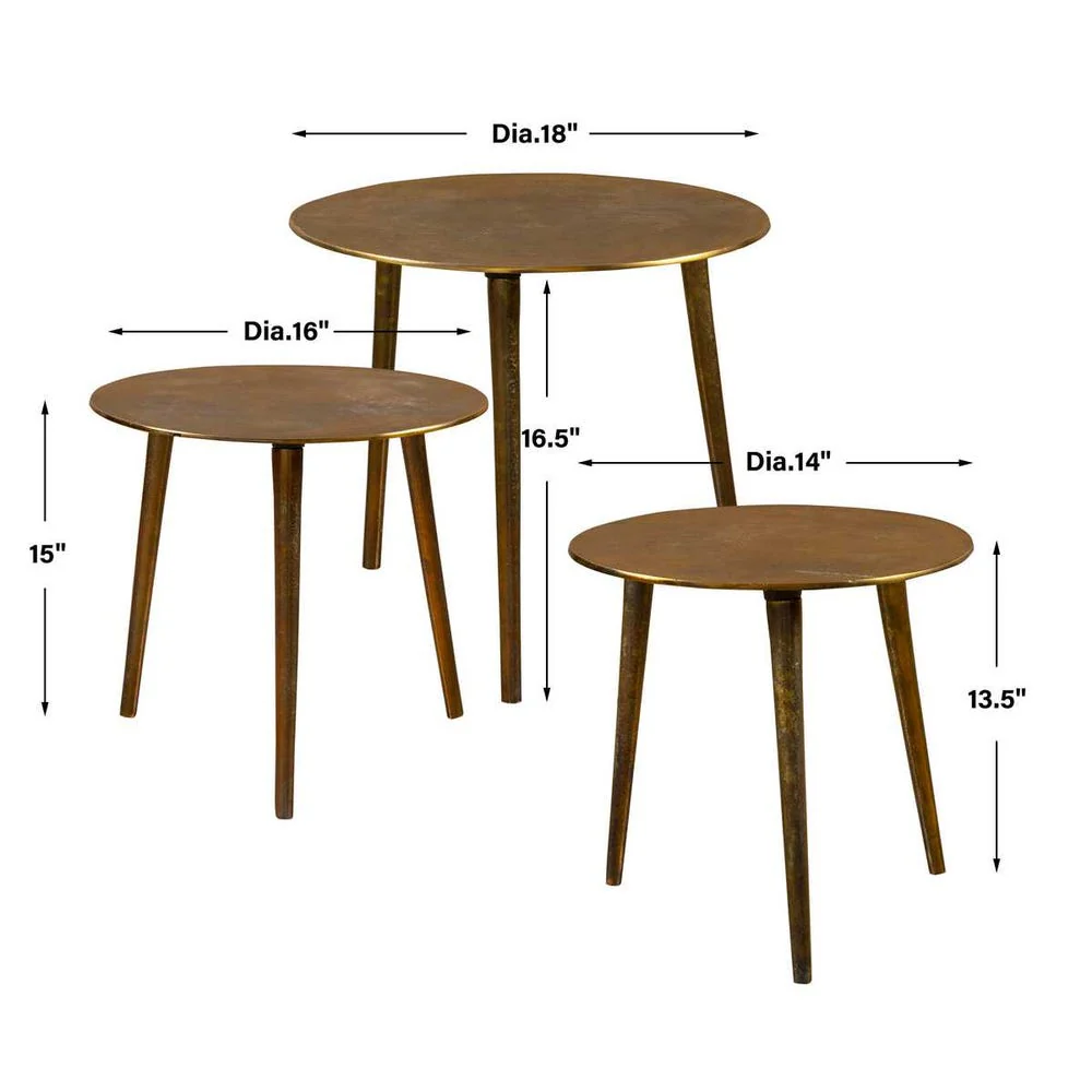 Kasai Coffee Tables, S/3