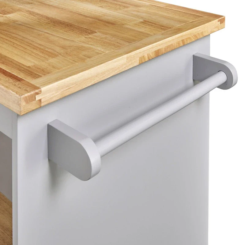 Two-sided Kitchen island Cart on Wheels by Harper&Bright Designs