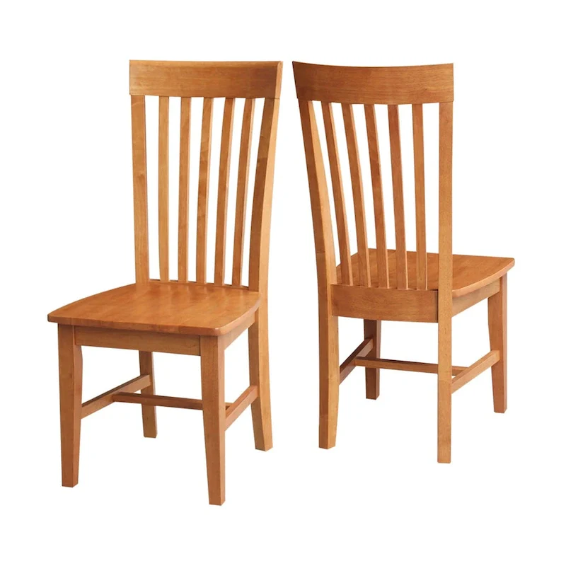 Solid Wood Cosmo Tall Mission Chairs, Set of 2