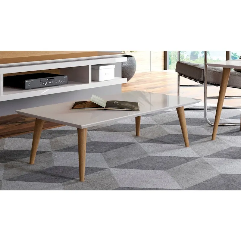 Utopia 17.52 High Rectangle Coffee Table with Splayed Legs