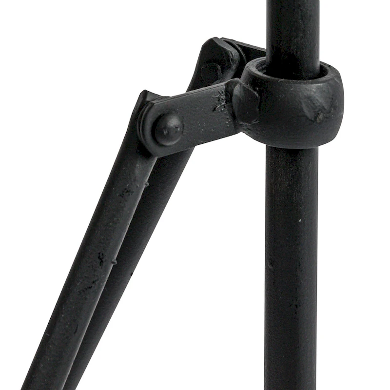 Round Metal Side Table with Claw Feet