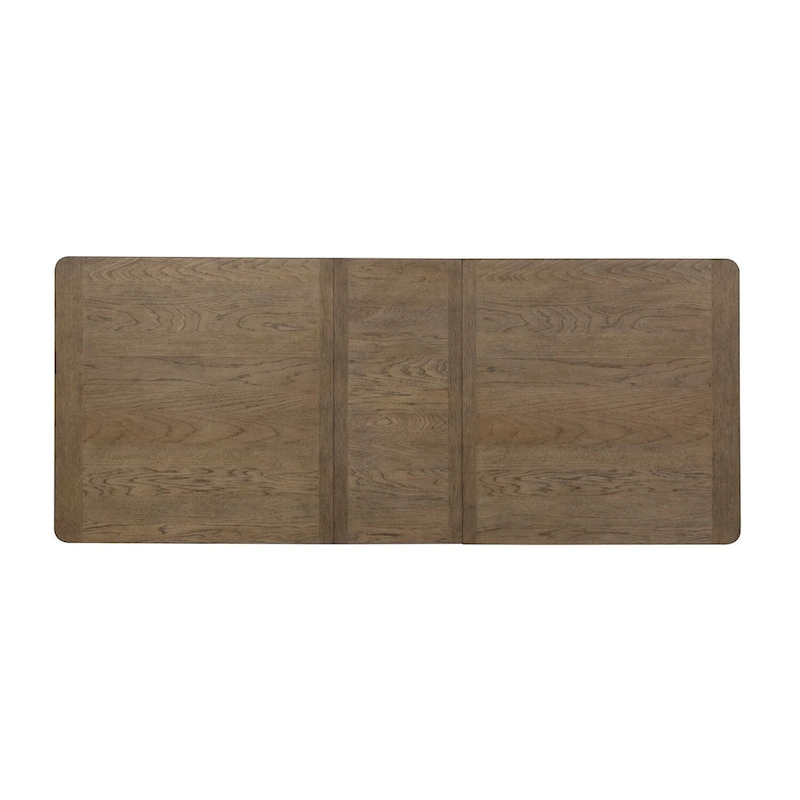 Farmhouse Reimagined Antique White with Chestnut Trestle Table