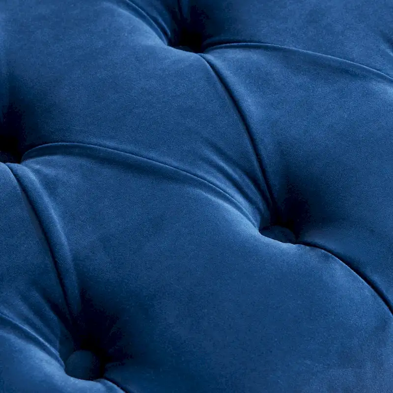 Velvet Bedroom Bench Pink/ Beige/ Blue/ Gray Upholstered Bench with Button-Tufted 60.2.