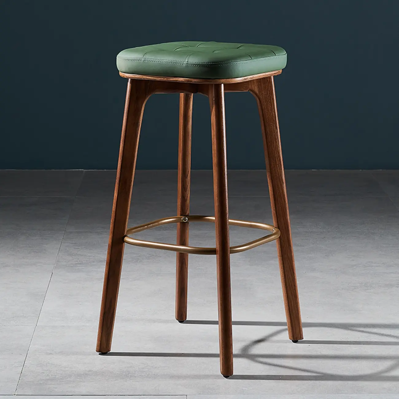 30 Inch Modern Leather Backless Bar Stools