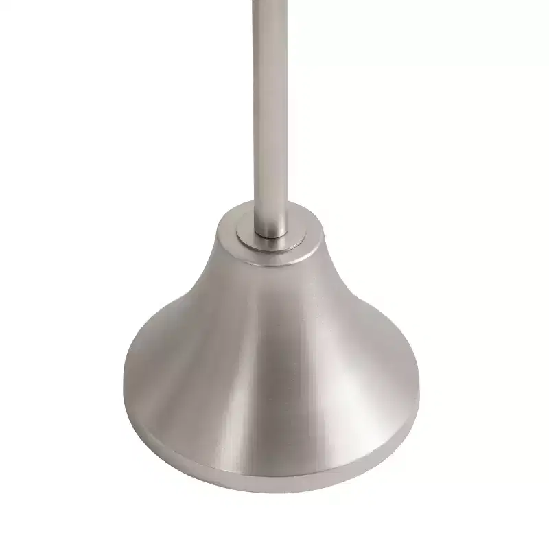 Kate and Laurel Sanzo Scalloped Marble and Metal Drink Table