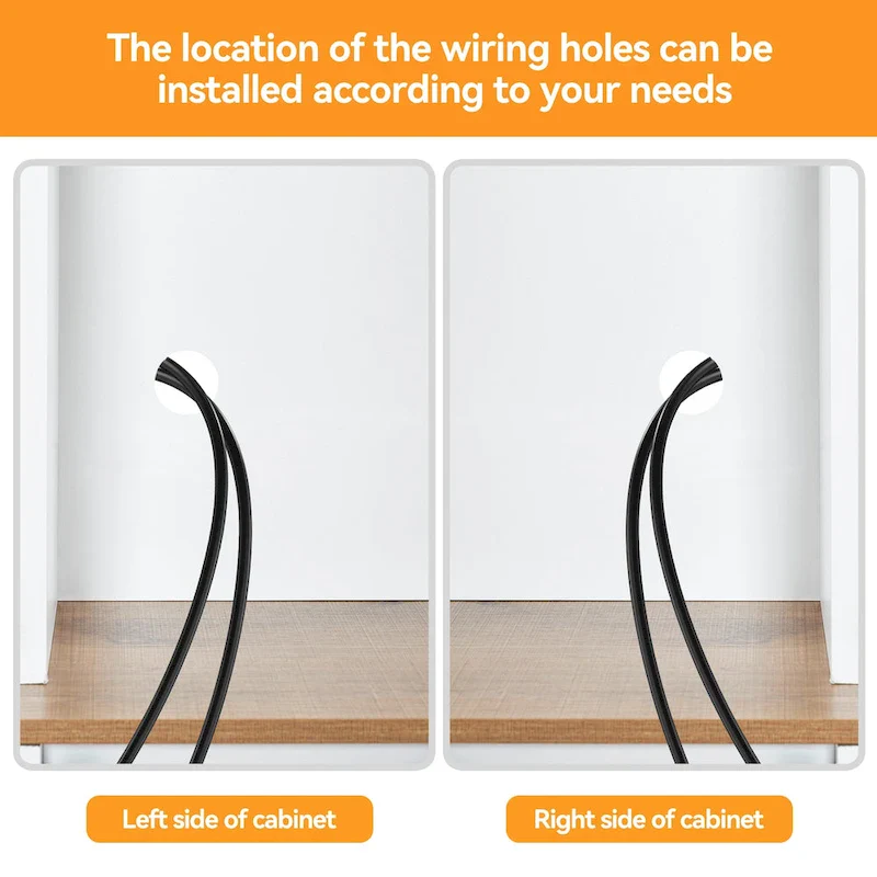 Farmhouse Wine Cabinet Kitchen Buffet with Wine Rack - 15.7D x 47.2W x 69.6H