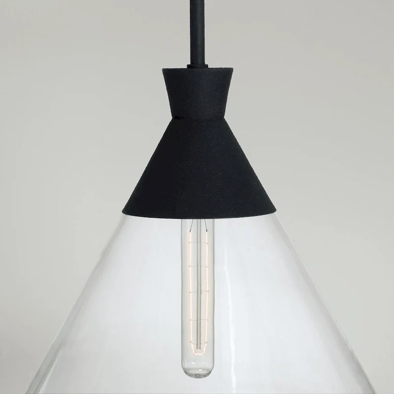 Paloma 1-light Hanging Pendant w/ Clear Glass