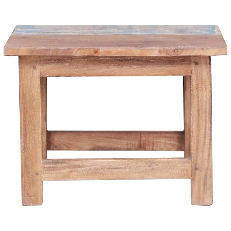 vidaXL Nesting Tables 2 pcs Solid Reclaimed Wood - 15.7 x 15.7 x 11.8