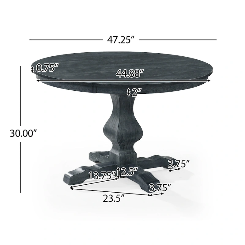 Remuda Upholstered 5 Piece Circular Dining Set by Christopher Knight Home