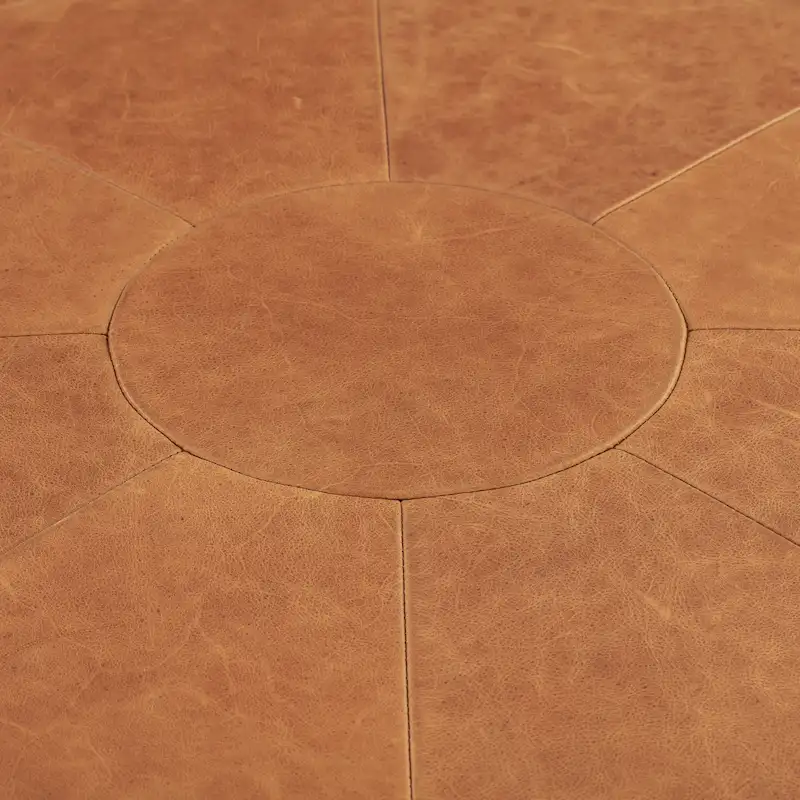 Poly & Bark Gio Ottoman - Full Grain Genuine Italian Leather