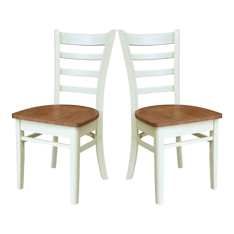 International Concepts Set of Two Emily Side Chairs