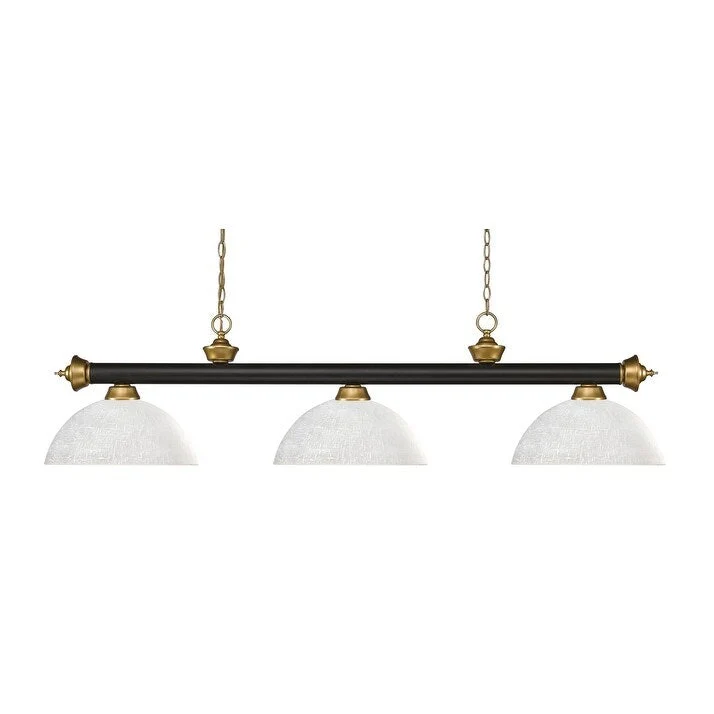 Z-Lite Riviera 3 Light 57  Wide Billiard Multi Light Pendant with