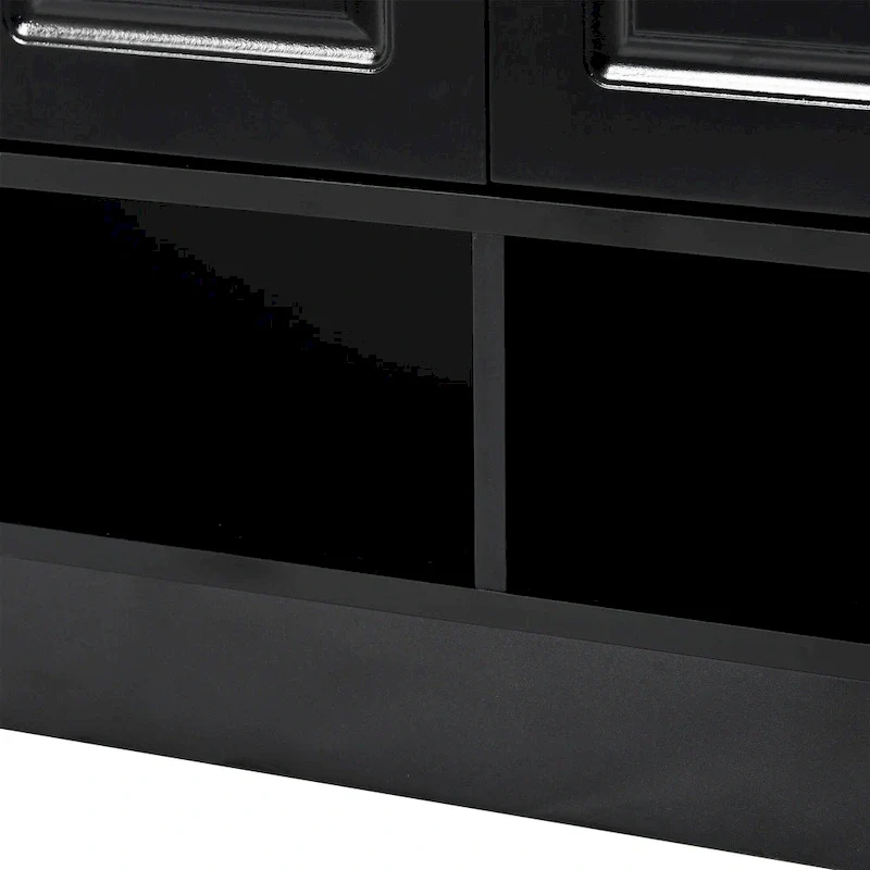 Modern Shoe Cabinet with Adjustable Shelves