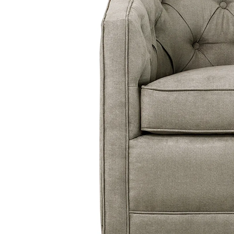 Walsh Fabric Swivel Barrel Chair