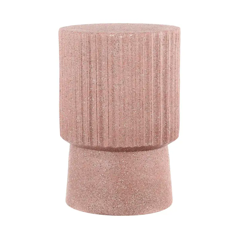 Kline 19  Modern Art Deco Tambour Accent Table , by JONATHAN Y