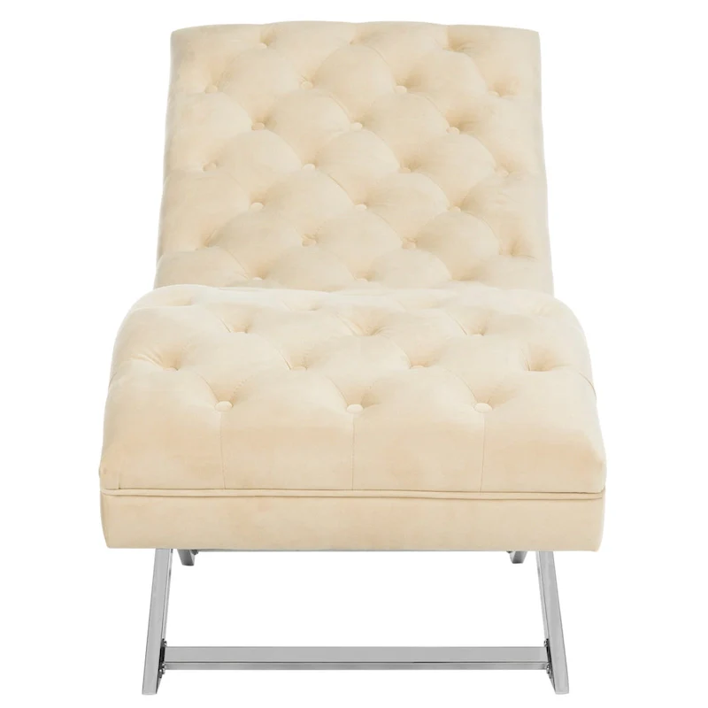 Cheri Chaise with Round Pillow - 65Wx23Dx33H