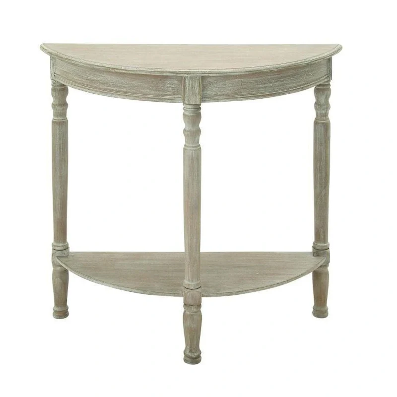 Ninette Half Moon Entryway Console Accent Table