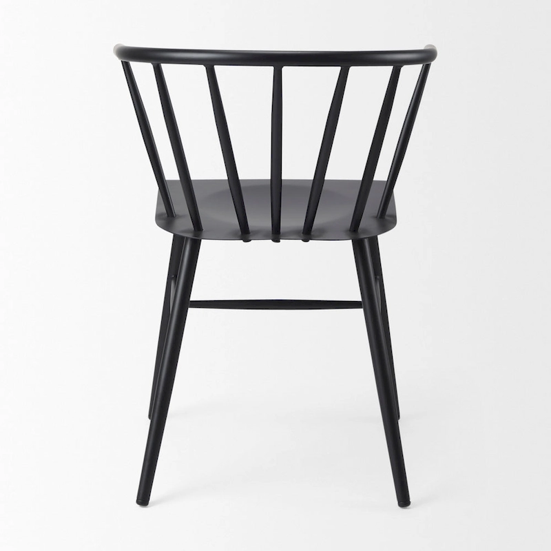 Colin Black Metal Dining Chair - 21.2