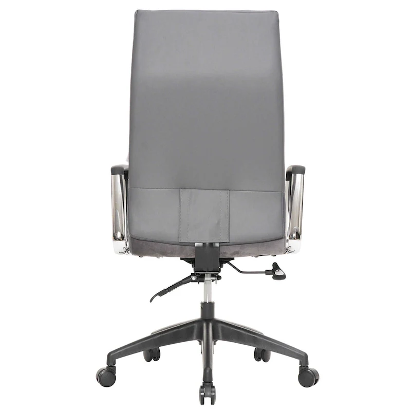 LeisureMod Hilton Modern High Back Leather Conference Office Chair