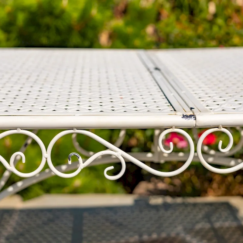 Five-Piece Metal Dining Set Solebury - 51.18 L x 33.07 W x 29.92 H