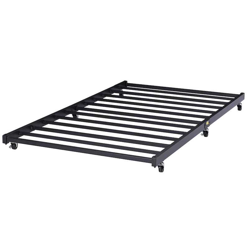 VECELO Twin Trundle Bed Frame Only