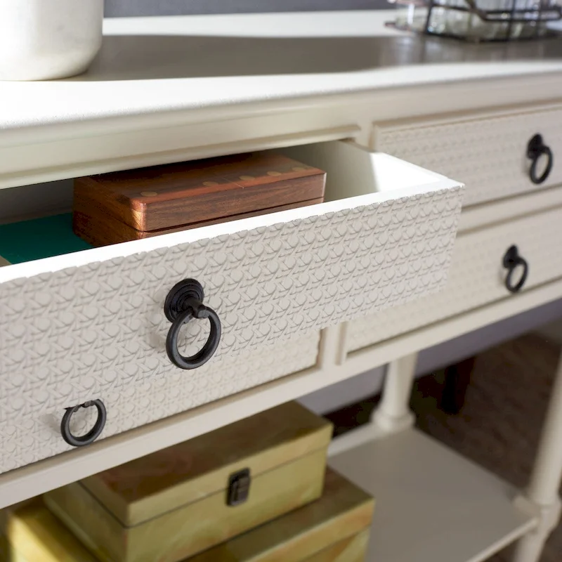 Newport Furnishings 4-Drawer Console Table with Carved Details - 42