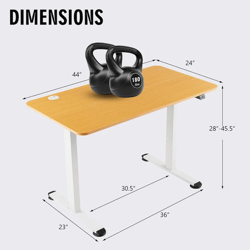 Electric Standing Desk — Adjustable Computer Desk