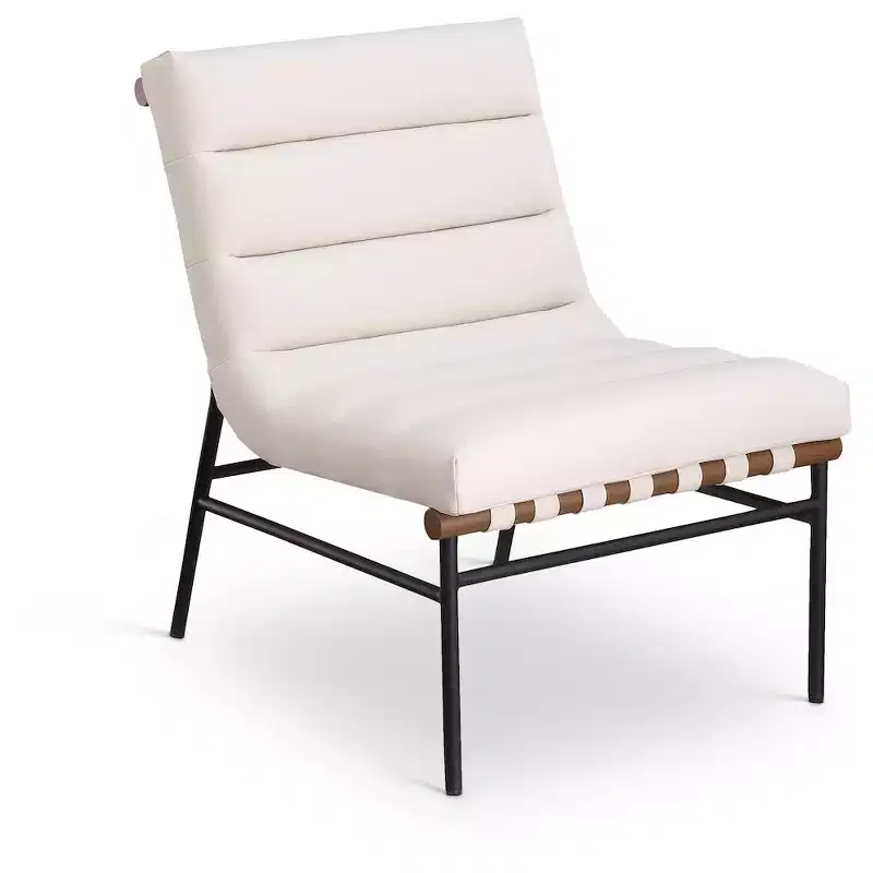 Meridian Furniture,Burke Vegan Leather Accent Chair