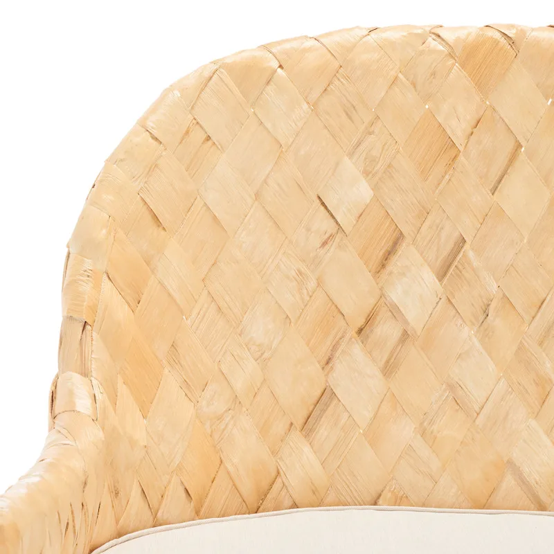 SAFAVIEH Marfisa Woven Sofa Bench - 52 W x 24 D x 33 H - 52Wx24Dx33H