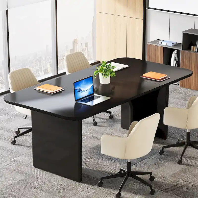 63 Executive Desk, Large Computer Desk Modern Home Office Desk