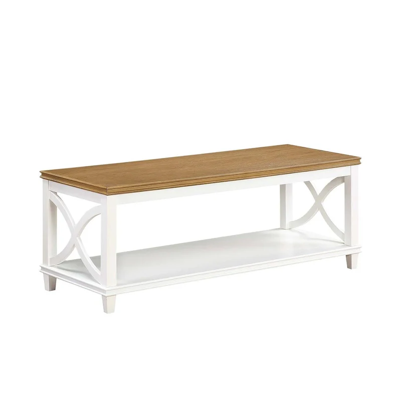 Convenience Concepts Florence Coffee Table with Shelf