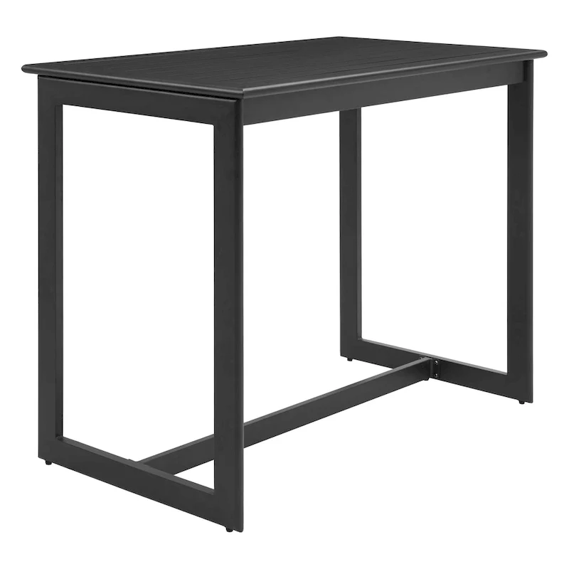 Midnight Wave Bar Table Black