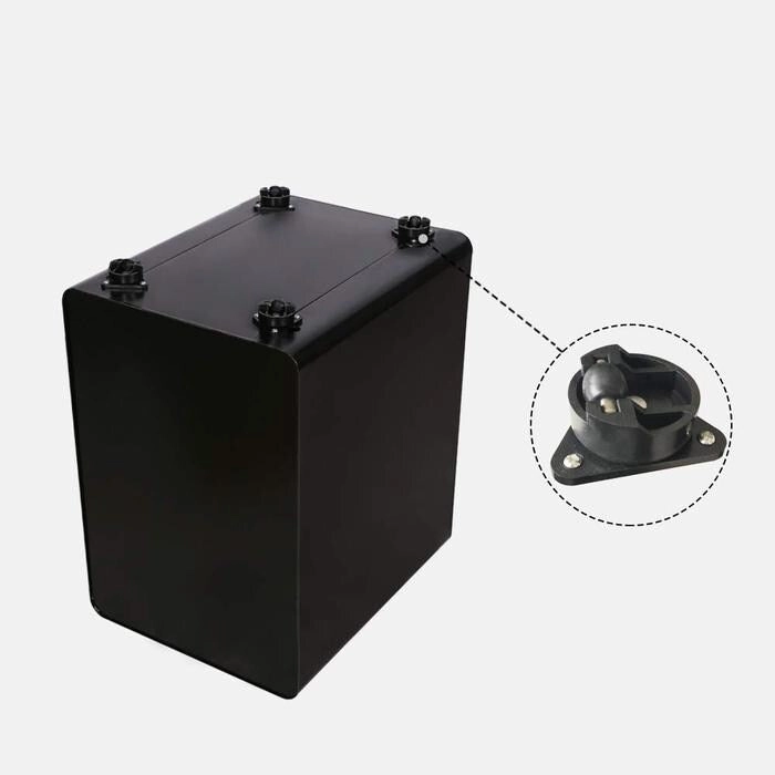 ApexDesk 3-Drawer Metal Mobile File Cabinet with Locking Keys & Casters