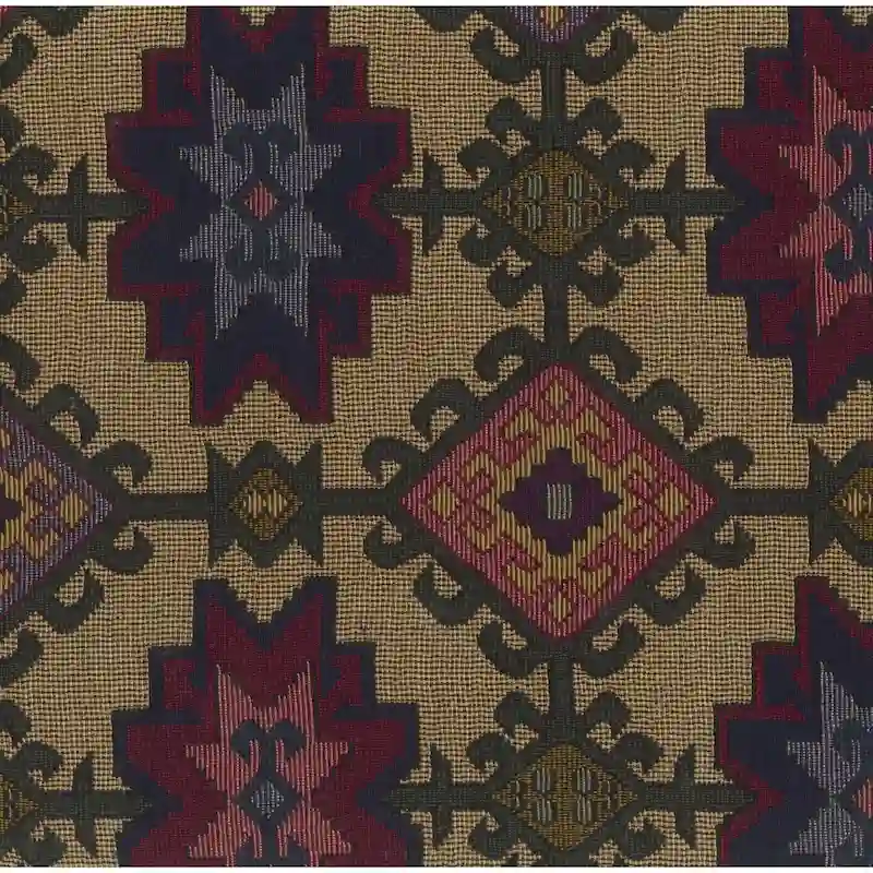 Bali Rattan Swivel Rocker with Tapestry Cushion