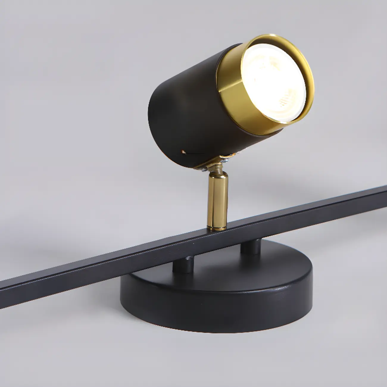 4-Light Modern Dimmable LED Track Lighting with Adjustable Head