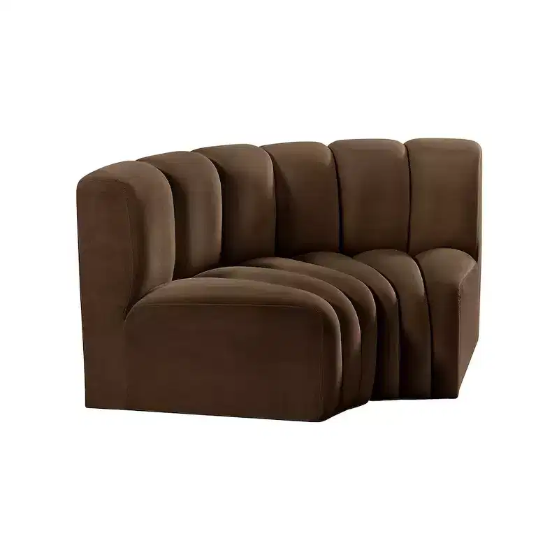Meridian Furniture,Arc Velvet Modular Sofa