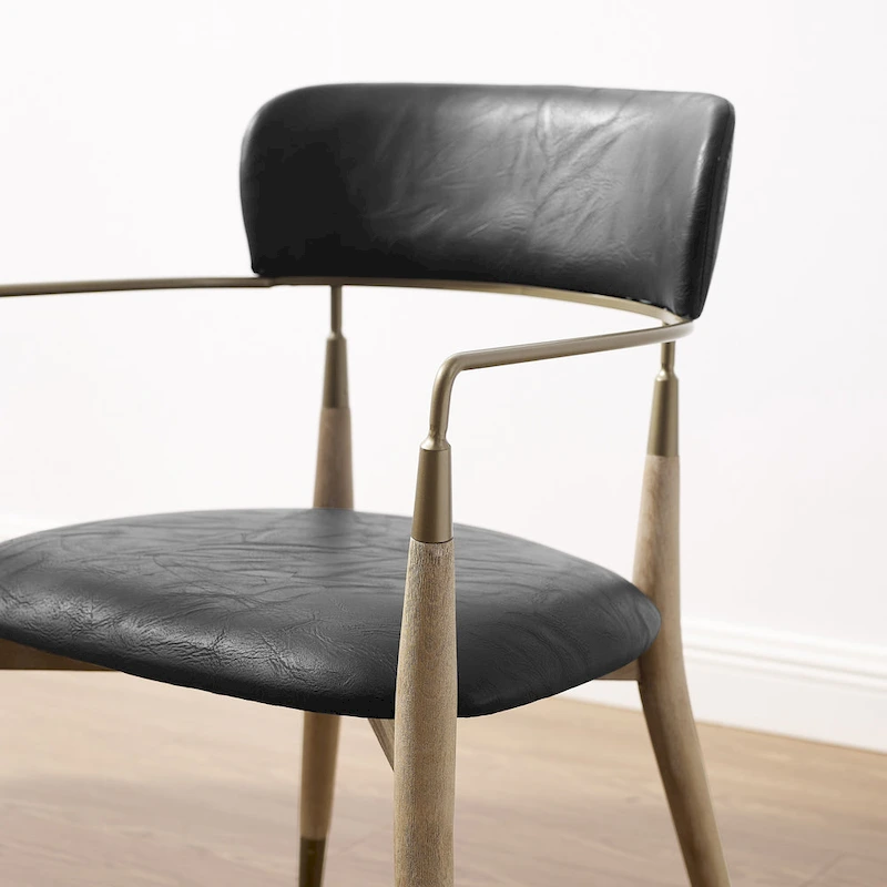 Art Leon Mid-century Solid Wood Accent Dining Chair (Set of 2)